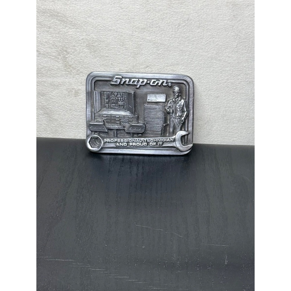 Snap On Tools Belt Buckle The Creative Factor Professional Tech & Proud Of It